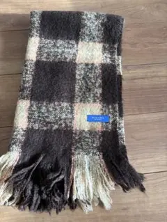 ブルーラベル チェック柄マフラー