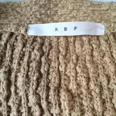 KBF ❀ リブ編み Vネックカーディガン