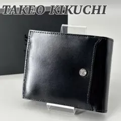 【未使用級】TAKEO KIKUCHI タケオキクチ メンズ 二つ折財布 レザーのサムネイル