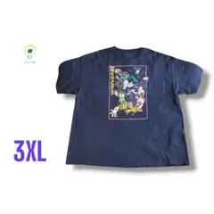 【各種割引】アニメ 僕のヒーローアカデミア 半袖 Tシャツ ネイビー 3XL