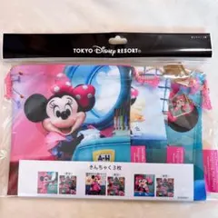 ディズニーランド限定　蜷川実花コラボ　巾着　3枚セット　ミニーちゃん