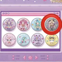 缶バッジ用ロゼット キュアアルカナ・シャドウ 名探偵プリキュア展