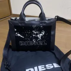 DIESEL 2WAYバッグ 黒 ほぼ新品