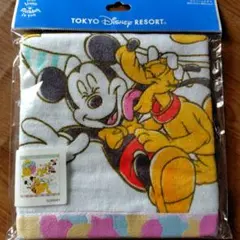ディズニー ミッキー&プルート ウォッシュタオル
