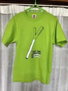 RED BROS ネギイラスト Tシャツ Sサイズ ライムグリーン