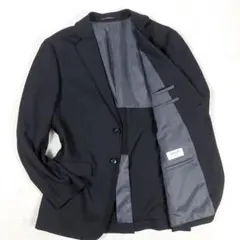 美品 ORIHICA ストレッチジャケット 黒 ABM テーラードジャケット