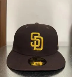 SDロゴ ブラウン 59FIFTYキャップ 7 1/4