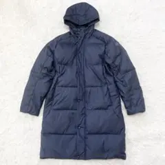 ✨美品✨ DESCENTE デサント ロングコート ダウンジャケット L デサントDESCENTE 水沢ダウン ELEMENT フーデッドダウンコート