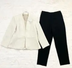 最終【新品タグ付き】Flolia パンツ　セットアップ ツイード　フォーマル2点