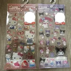 クリアキャンディシール　ハローキティ マイメロディ