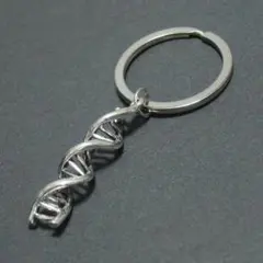 kh-0095　キーホルダー　DNA　二重らせん　遺伝子　科学　化学　研究　理系