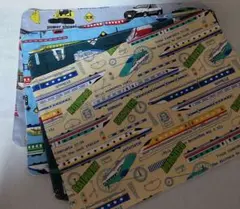 おまとめ【ハンドメイド】ランチョンマット4枚/32*23/乗り物