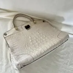 FURLAフルラ　ハンドバッグ　パイパー　クロコ型押し革　ショルダー
