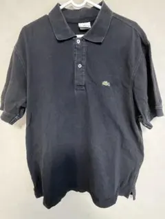 LACOSTE L!VE ポロシャツ ブラック サイズ3 青ワニ - メルカリ