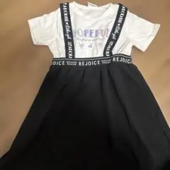 キッズワンピース黒 120cm