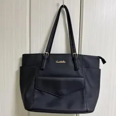 セシルマクビー　ブラックトートバッグ