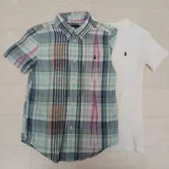 Ralph Lauren ラルフローレン 130 半袖 ブラウス Tシャツ ２枚