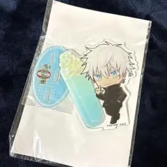 呪術廻戦0 コラボカフェ本舗 ちびキャラドリンクアクリルスタンド 五条悟