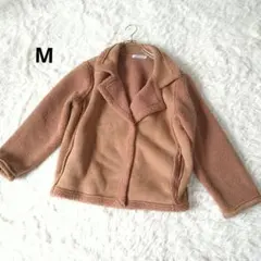 ムートンボアドッキング　 ジャケットコート　 M　キャメルブラウン