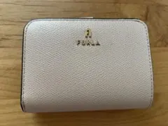 FURLA ピンクレザー 二つ折り財布