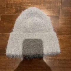 美品　H&M モケモケニット帽　可愛いニット帽　ビーニー