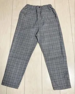 COMME CA ISM チェック柄パンツ 140cm
