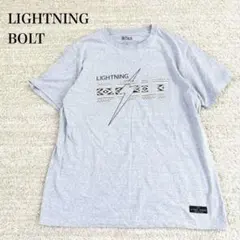 ライトニングボルト 半袖Tシャツ ロゴプリント 稲妻 エスニック模様 アメカジ