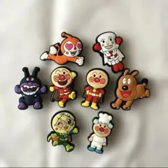 ジビッツ　8個セット　アンパンマン　サンダルアクセサリーのサムネイル