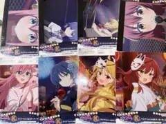 一番くじ　ぼっちざろっく　K賞　クリアファイル&ステッカーセット　8種コンプ