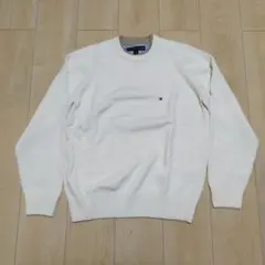 美品　TOMMY HILFIGER コットンニット プルオーバー セーター