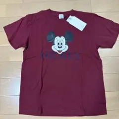 新品タグ付きOPAQUE.CLIP ミッキー Tシャツ バーガンディ