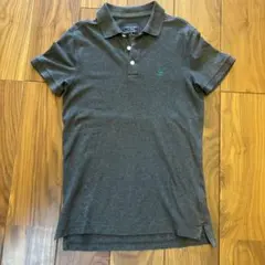 Abercrombie&F itchグレー ポロシャツ XS 鹿の刺繍