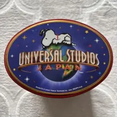 マ*ン様 ユニバーサルスタジオジャパン　スヌーピーデザイン　スチール缶　USJ