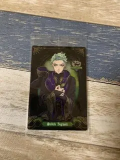 ツイステ　クリアビジュアルポスター4枚　カード1枚　ディアソムニア寮　シルバー