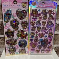 ハローキティ ウォーターinシール うるちゅるシール 2種セットのサムネイル