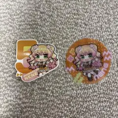 ホロライブ 桃鈴ねね ステッカー コースター セット