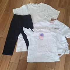 devirock キッズ服セット ホワイト ブラック