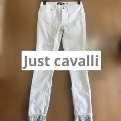 just cavalli メンズ スプラッシュ ストレッチデニムパンツ SLIM