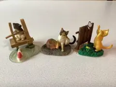猫のフィギュア3個セット