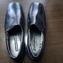 黒いレザー ビジネスシューズ　hiromich nakano【値下げ中】