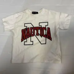 ☆NAUTICA ホワイト Tシャツ 100cmのサムネイル