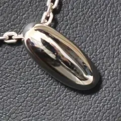 シルバー925の涙型ペンダント ネックレス チャーム