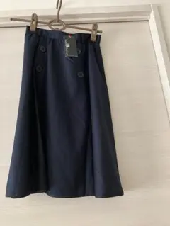 新品未使用　Karl Park Lane プリーツスカート ネイビー サイズ7のサムネイル