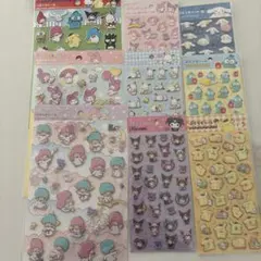 ぷくっとシール　サンリオ　9枚セット