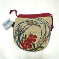 ミニ巾着　和柄　花柄　新品未使用