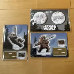 イウォーク Happyくじ　F賞 　I賞　アクスタ　缶バッジセット