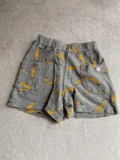 マーキーズ　ショートパンツ　短パン　半ズボン　80㎝　バナナ柄　グレー