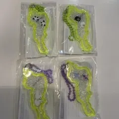 琵琶湖キーホルダー 4種セット　黄色