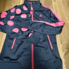 le coq sportif ドット柄ジャージジャケット