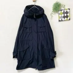 【エル】 アウター ライトジャケット L相当 黒 ダブルジップ 薄手 羽織り